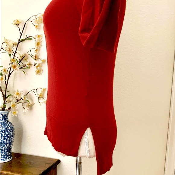 ZARA Seidel Jumper Red Turtleneck Sweater - Picture 11 of 15